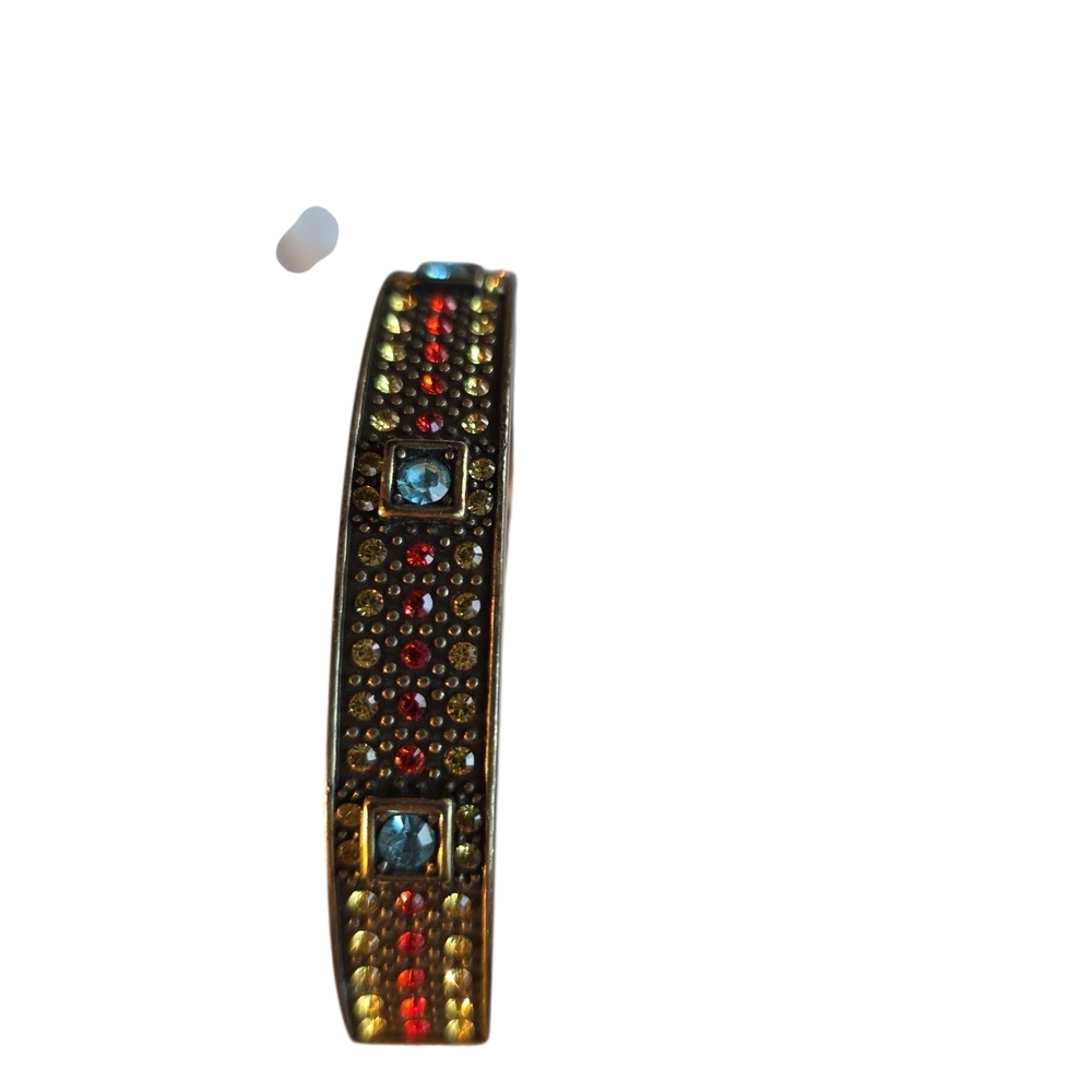 Heidi Daus Red And Blue Crystal Bracelet
